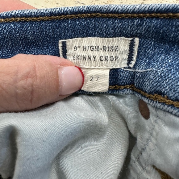 Madewell 9” High-Rise Skinny Crop Jeans – Size 27 - Picture 5 of 13